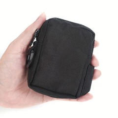 Molle Pouch Mini Wallet Key Bag Tactical Coin Purse EDC Zipper Small Waist Bag