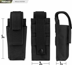 Tactical Molle Flashlight Holder Pouch Medical Pouch Bag Military Knife Holster