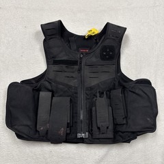 SAFARILAND V1 Fixed Pocket Armor Carrier Front Opening 3XL Long 2814-2817 Black