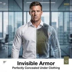Body Armor Bulletproof Vest NIJ IIIA Stab-Proof Concealed Undershirt Security