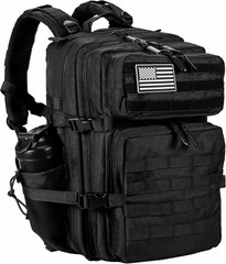 LHI 45L Tactical Backpack, Military 3-Day Pack w/Molle System