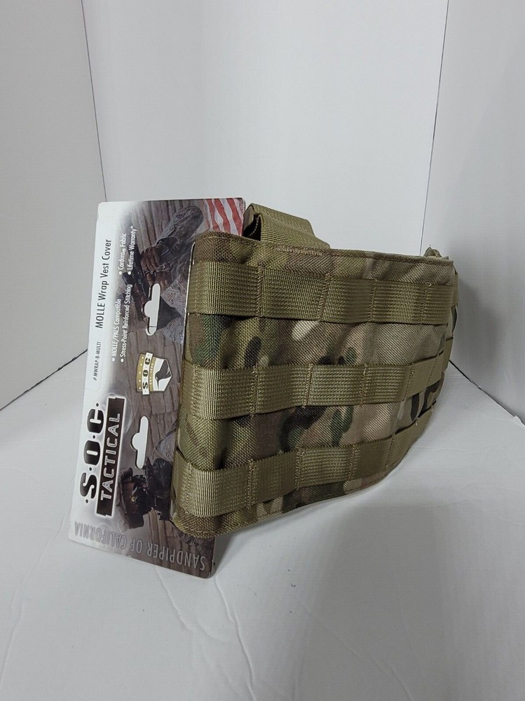 Molle Wrap Vest Cover. Sand Piper of California Tactical MWrap. Cordura fabric
