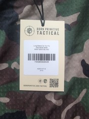 Born Primitive Tactical Long Sleeve Op Top Pro – Woodland Camo NWT