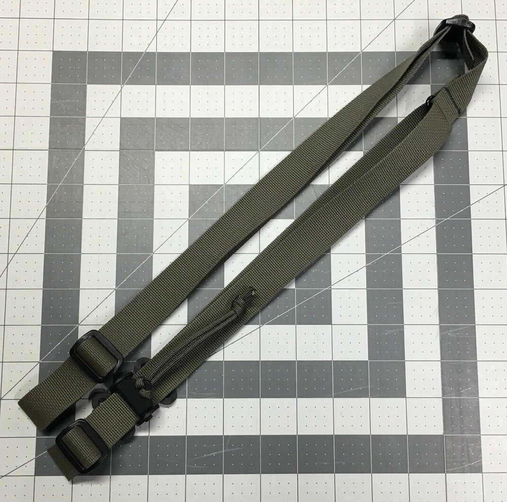 LIVESOUTSIDE.COM Ranger Green Blk 2pt Tactical Sling Qk Adj like Slingster VTAC