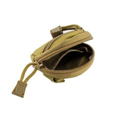 Tactical Molle Mini Coin Bag Rounded Key Pouch EDC Organizer Hang Bag