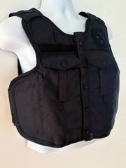 SAFARILAND U1 Clean Uniform Shirt Armor Carrier Front Open 2 Pocket 3XL Navy