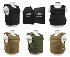 VISM External Pocket Tactical Plate Carrier Includes (2) LVL IIIA Soft Panels