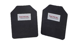 Tactical Scorpion Body Armor Plate Trauma Pads Backers Pair 10mm 8×10 For AR500