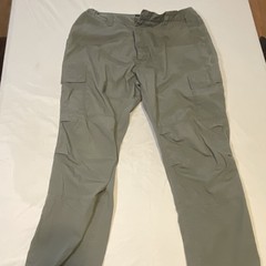 LAPG Core Cargo Pants Men’s 40×34 Gray Solid Cotton/Poly Rip-Stop