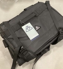 Haimont Water-Resistant Heavy-Duty Convertible Backpack Duffle Bag Black