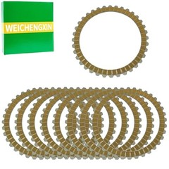9Pcs Clutch Friction Plates Set for Sportster 883 1200 XL883 XL1200 Dyna Low