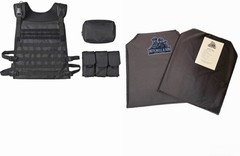 Mitchell And Son Strike 33 Vest Combo Flex Guard 10×12 Soft Level IIIA BLK