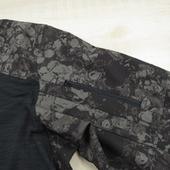 5.11 Tactical Shirt Mens Large Black Gray Veil Camo Assault Zip Combat Utility
