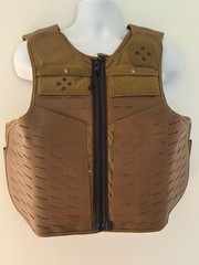 SAFARILAND V1 AWS Front Open Armor Plate Carrier L/XL 2416-2415 Coyote Laser Cut