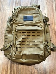 HIGHLAND TACTICAL Military Backpack Multiple Compartments Foxtrot 3 Day Pack Tan