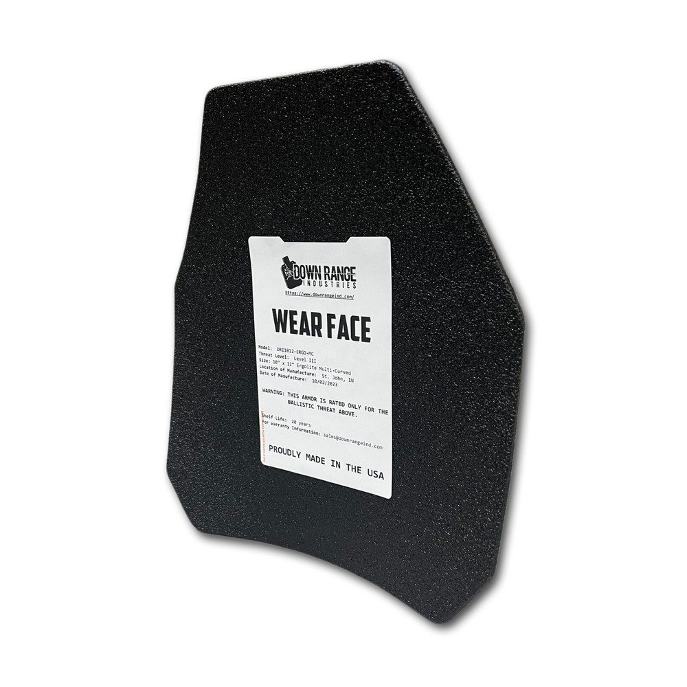 Body Armor AR500 Level 3 Set Of Plates Multi-Curved 11×14 ErgoLite™ 2.0 SET