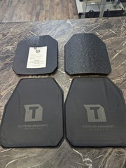 Tacticon Armament Two Threat Level 3 Defense Plates With Trauma Pads