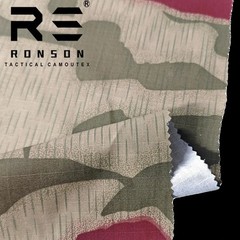 West German Swamp Type 2 Camo 500D Nylon / Nylon Cotton Plaid Cloth Fabric