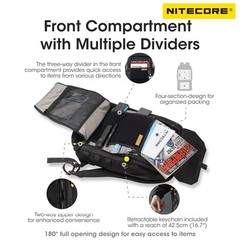 Nitecore Bp23 Pro Multifunctional Commuter Backpack Daypack Tactical Bag Fit