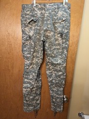 Propper Battle Rip ACU Tactical Pants Zipper Fly Large X-Long