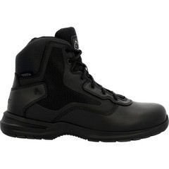 Rocky Cadet Side Zip 6″ RKD0104 Mens Black Leather Lace Up Tactical Boots