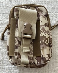 Digital Desert Camo Tactical Molle Pouch EDC Utility Belt Outdoor Waist Bag