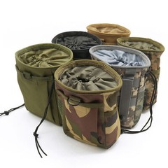 Tactical Molle Dump Pouch Drawstring Magazine Utility Pouch Folding Waist Bag