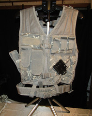 VISM NCSTAR ACU Digital Camo Tactical MOLLE Vest Airsoft Paintball Hunting
