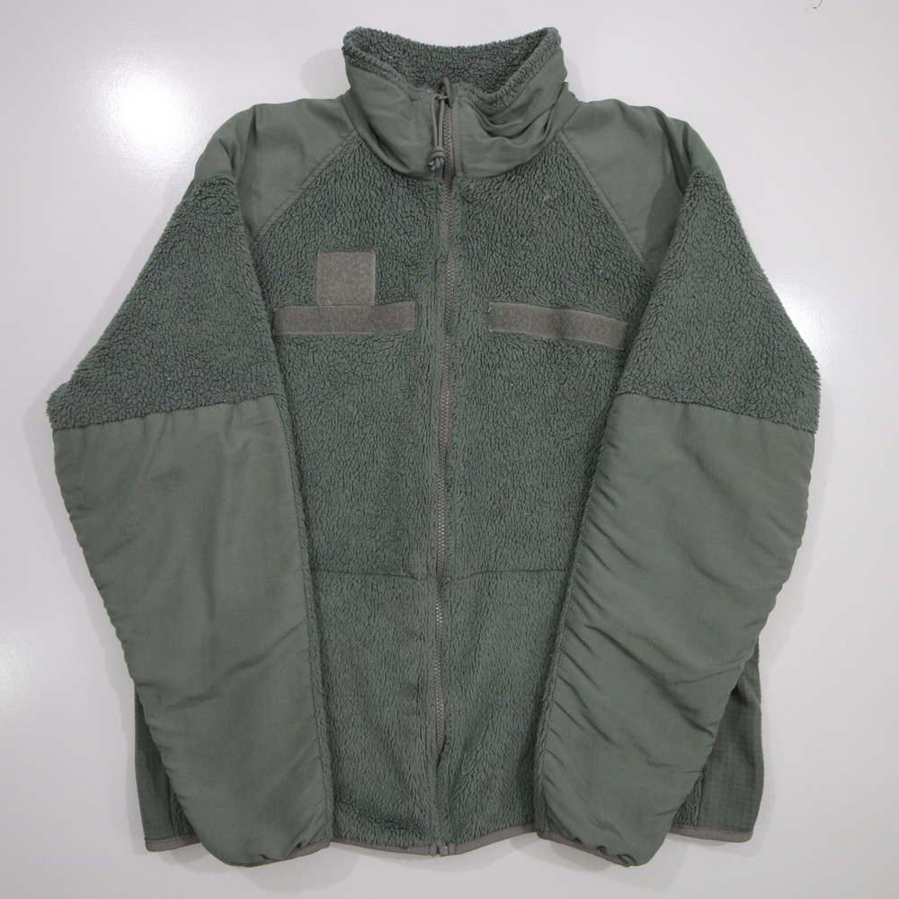 POLARTEC GEN III Foliage Green Cold Weather Fleece Jacket Medium Long