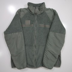 POLARTEC GEN III Foliage Green Cold Weather Fleece Jacket Medium Long