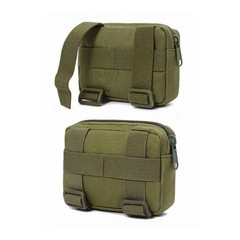 Mini Tactical Molle EDC Organizer – Small Admin Pouch Multiple Pouches Waist Bag