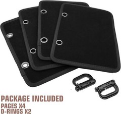 4 Flip-Page Patch Booklet Tactical Morale Badge Patches Organizer Display Board