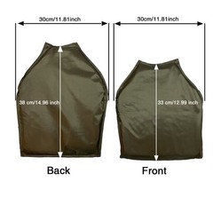 Body Armor Bulletproof Vest NIJ IIIA Stab-Proof Concealed Undershirt Security