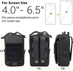 Tactical EDC Pouch Molle Utility Pouch Gadget Organizer Phone Holder Waist Pack