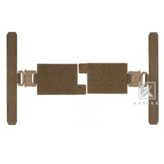 KRYDEX Quick Release Metal Buckle Cummerbund Adapters For AVS FCPC Coyote Brown