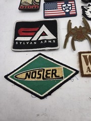 Lot Of 17 Used Tactical Morale Patches PVC Embroidered Hook Loop Firearms Logo
