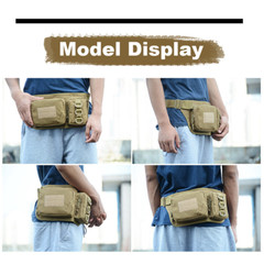 Tactical Waist Pack Utility Fanny Pack Military Pouch Bag Bumbag Hip Belt Bag US