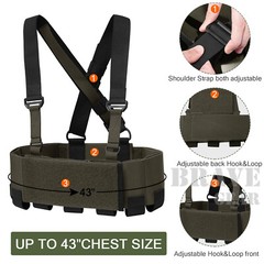 Tactical Low Vis 5.56 Ready Rig Chest Rig Concealed Lightweight Adjustable Vest