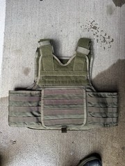 MSA Paraclete CVC Molle Plate Carrier Smoke Green Small Cag Aor1 Multicam Anvis