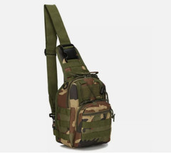 Men Outdoor Tactical Backpack Shoulder Sling Bag Chest Pack Sport Travel Hiking