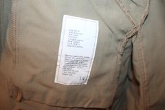 DRIFIRE Flame Resistant Combat Jacket Tan Khaki XXL Regular USA Made