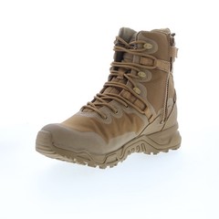 Original Swat Alpha Fury 8″ Side-Zip 177503 Mens Brown Wide Tactical Boots