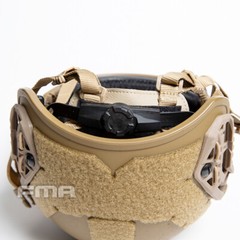 FMA Airsoft Caiman Helmet w/ NVG Shroud Rail Hunting Military Airsoft L/XL Gear