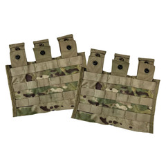 MultiCam MOLLE Triple Mag Pouch 2-Pack – Used Good *mocinc.1982*
