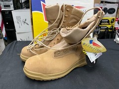 Belleville 310ST Men Sz 12 W Tactical Tan Steel Toe Combat Boots Made In USA