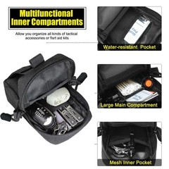 Tactical EDC Pouch Molle Utility Pouch Gadget Organizer Phone Holder Waist Pack