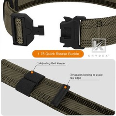 KRYDEX Tactical Thigh Strap Elastic Band Quick Release Magnetic T-Buckle
