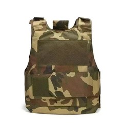 Body Bulletproof Vest Front Back Plates Armor Tactical Jacket Guard Security Kit