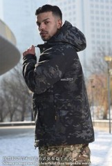 Mens Winter Heat Jacket Tactical Military Coat Hooded Casual Thermal Windbreaker