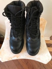 Thorogood Mens Steel Toe Black Work Safety Jump Boots Tactical 6W 8” Police Fire